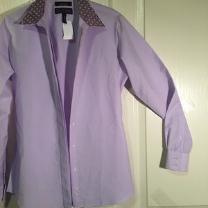 Beautiful soft lavender tailored shirt